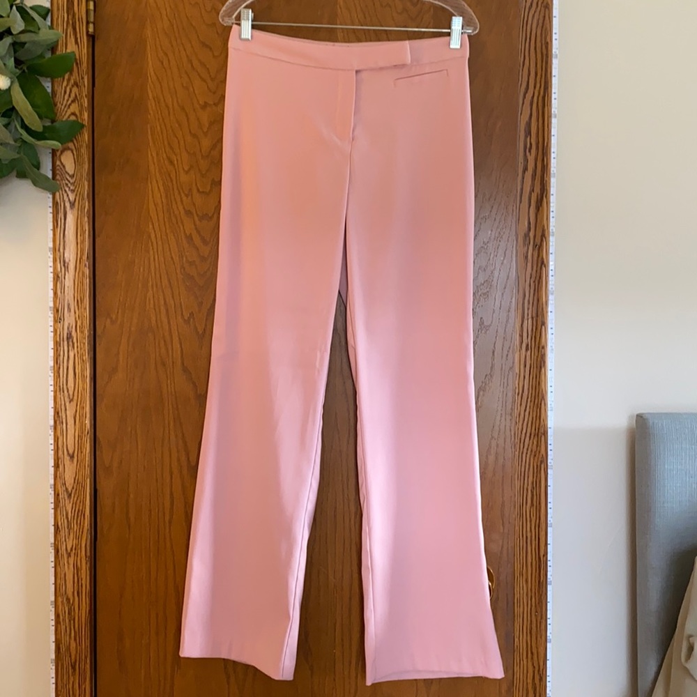 Light pink flare dress pants